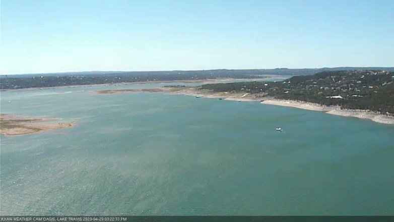 Lake Travis webcam, April 29, 2023 3:25 PM CT