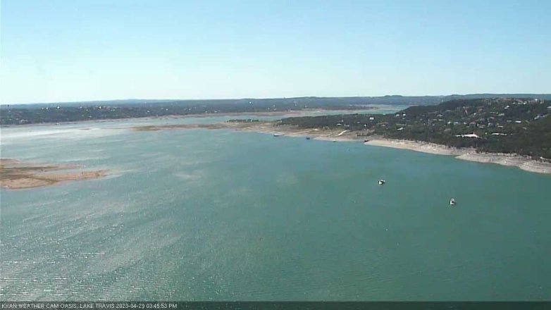 Lake Travis webcam, April 29, 2023 3:45 PM CT