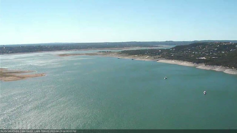 Lake Travis webcam, April 29, 2023 4:00 PM CT