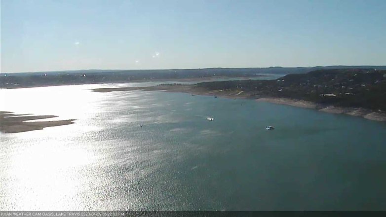 Lake Travis webcam, April 29, 2023 5:25 PM CT