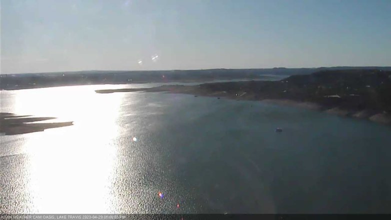 Lake Travis webcam, April 29, 2023 6:00 PM CT