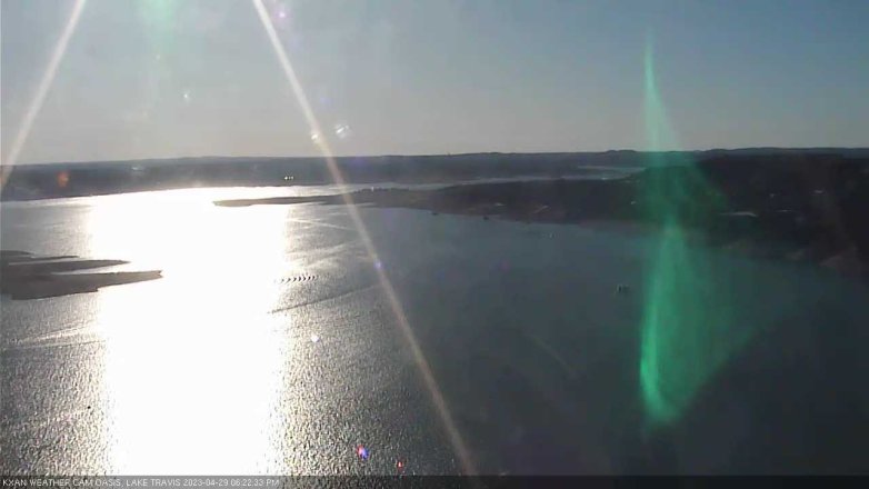 Lake Travis webcam, April 29, 2023 6:25 PM CT