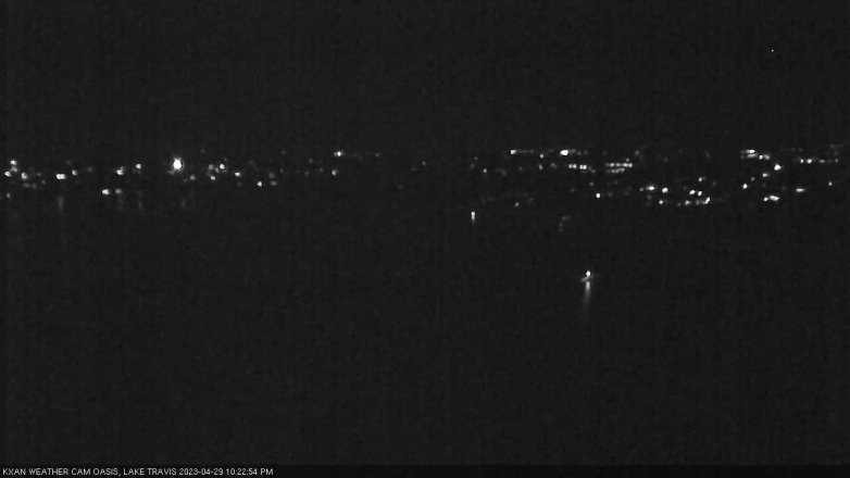 Lake Travis webcam, April 29, 2023 10:25 PM CT