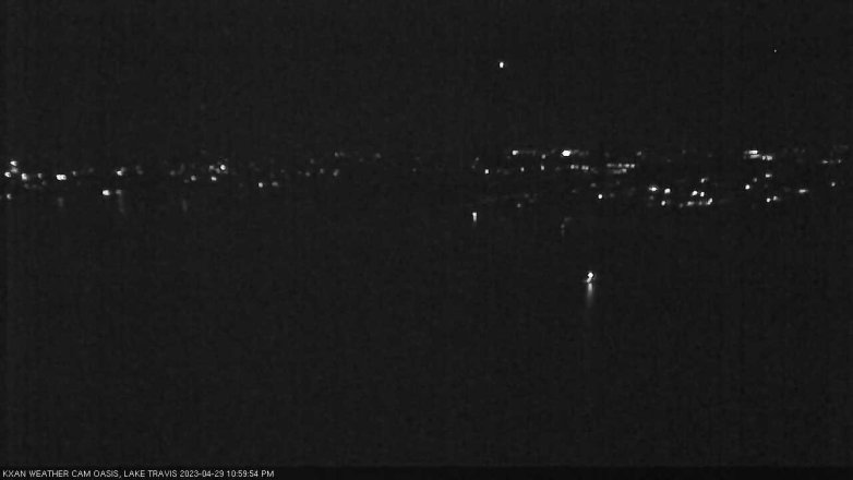Lake Travis webcam, April 29, 2023 11:00 PM CT