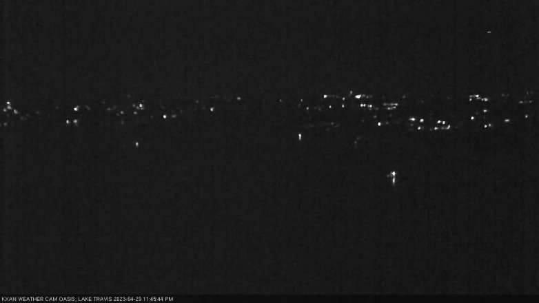 Lake Travis webcam, April 29, 2023 11:45 PM CT
