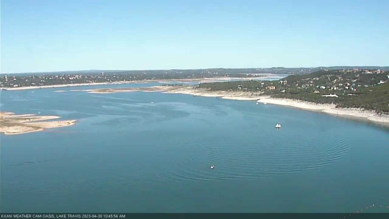 Lake Travis webcam, April 30, 2023 10:45 AM CT