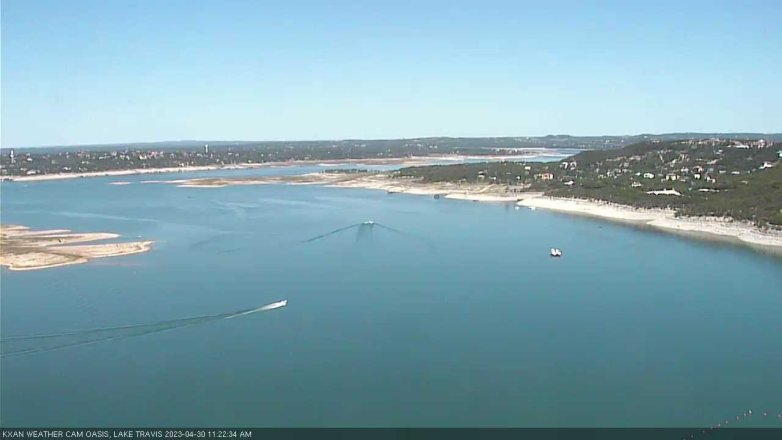 Lake Travis webcam, April 30, 2023 11:25 AM CT