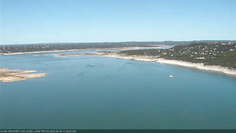 Lake Travis webcam, April 30, 2023 11:45 AM CT