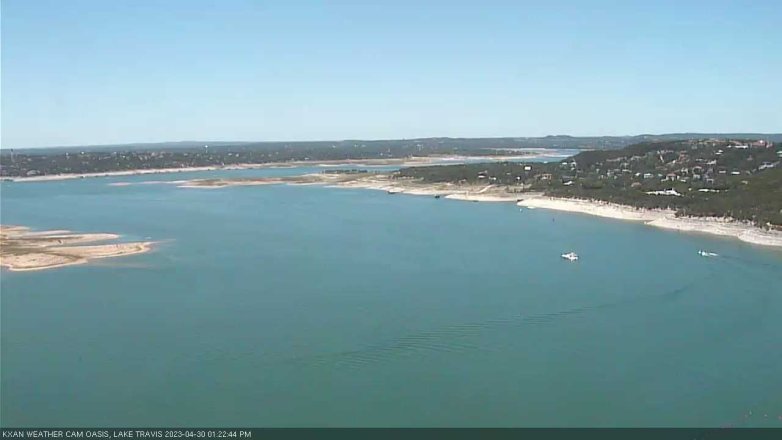 Lake Travis webcam, April 30, 2023 1:25 PM CT