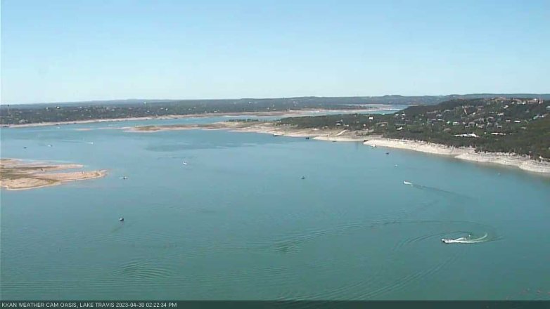 Lake Travis webcam, April 30, 2023 2:25 PM CT