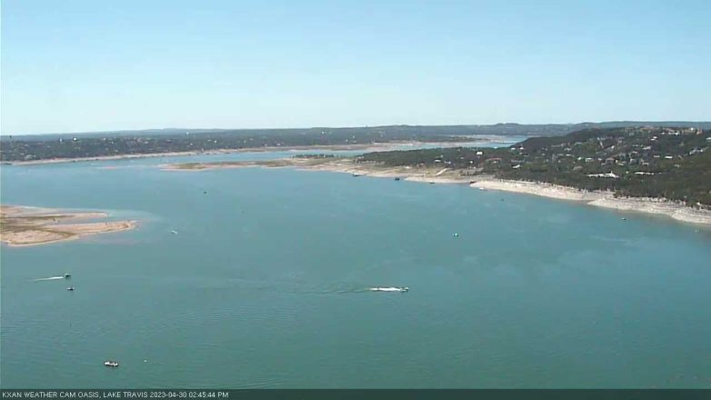 Lake Travis webcam, April 30, 2023 2:45 PM CT