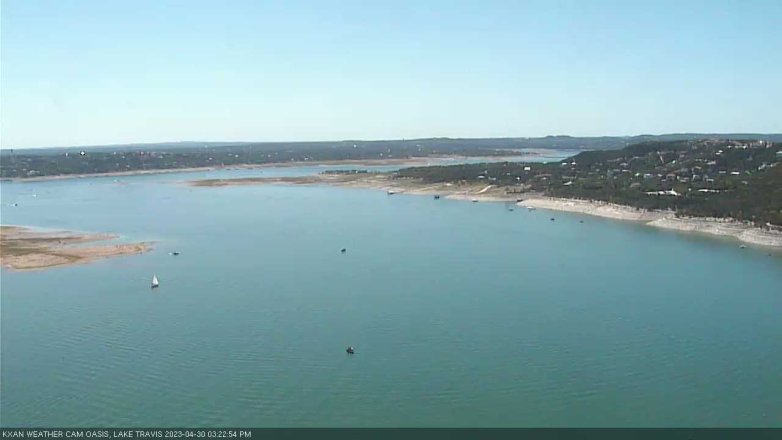 Lake Travis webcam, April 30, 2023 3:25 PM CT