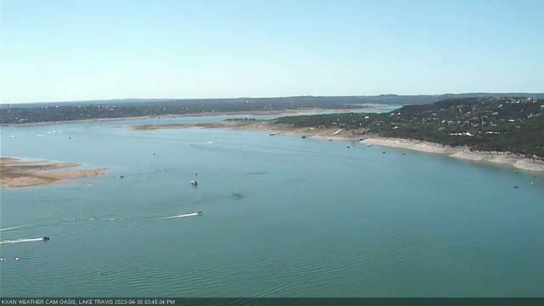 Lake Travis webcam, April 30, 2023 3:45 PM CT
