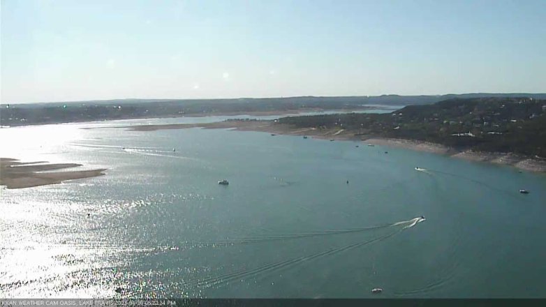 Lake Travis webcam, April 30, 2023 5:25 PM CT