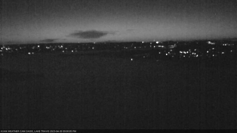Lake Travis webcam, April 30, 2023 9:00 PM CT