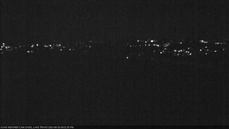 Lake Travis webcam, April 30, 2023 9:25 PM CT