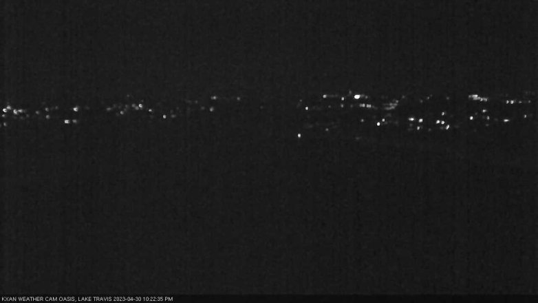 Lake Travis webcam, April 30, 2023 10:25 PM CT
