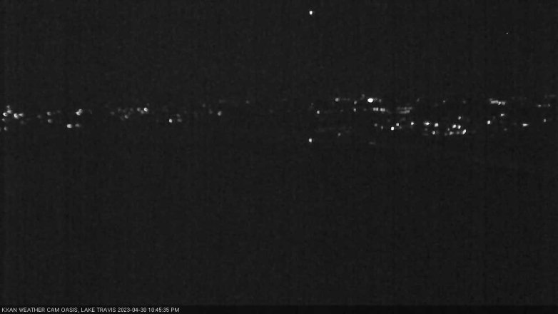 Lake Travis webcam, April 30, 2023 10:45 PM CT