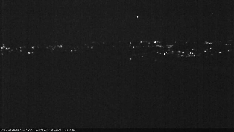 Lake Travis webcam, April 30, 2023 11:00 PM CT