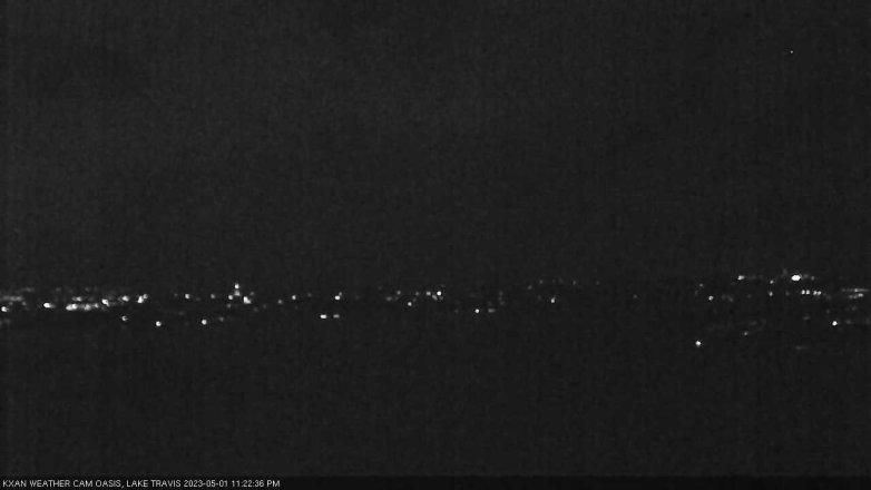 Lake Travis webcam, May 1, 2023 11:25 PM CT