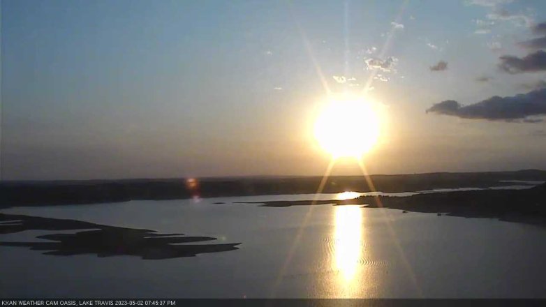 Lake Travis webcam, May 2, 2023 7:45 PM CT