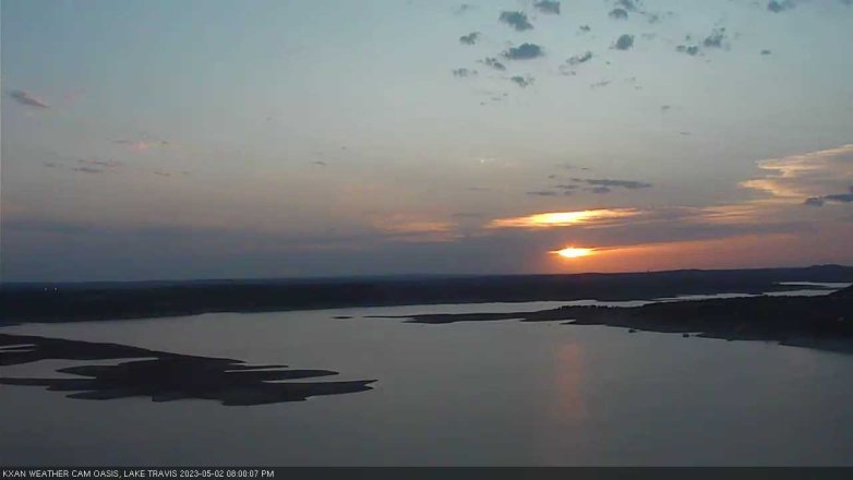 Lake Travis webcam, May 2, 2023 8:00 PM CT