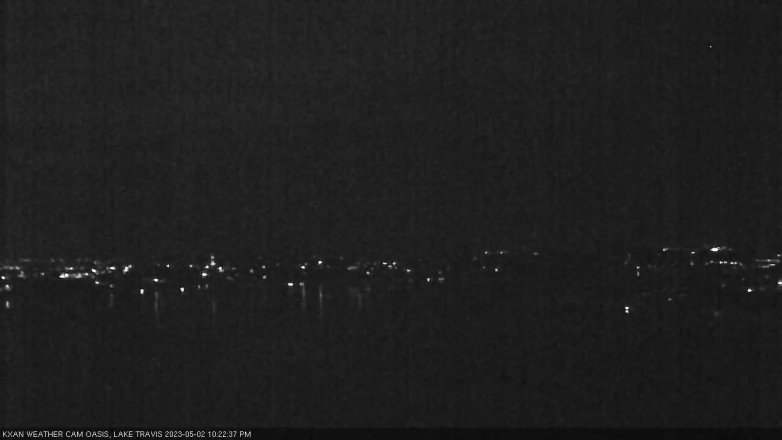 Lake Travis webcam, May 2, 2023 10:25 PM CT