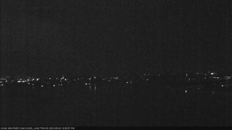 Lake Travis webcam, May 2, 2023 11:00 PM CT