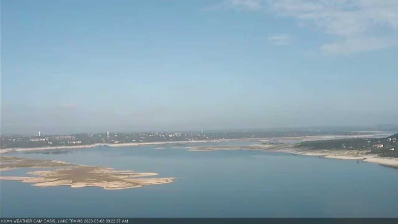 Lake Travis webcam, May 3, 2023 9:25 AM CT