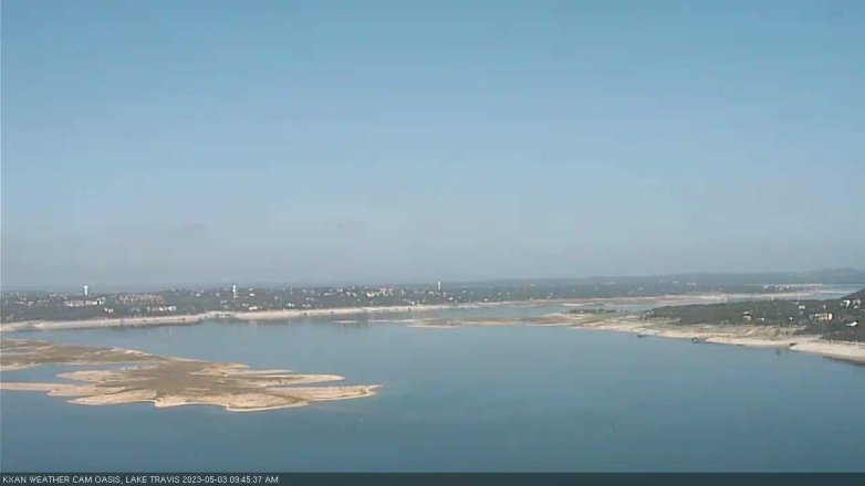 Lake Travis webcam, May 3, 2023 9:45 AM CT