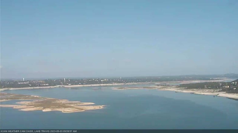 Lake Travis webcam, May 3, 2023 10:00 AM CT