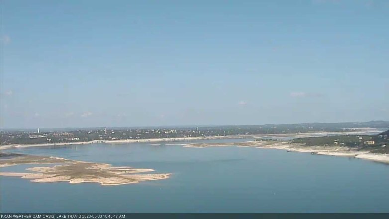 Lake Travis webcam, May 3, 2023 10:45 AM CT
