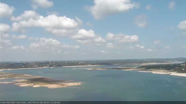 Lake Travis webcam, May 3, 2023 11:25 AM CT