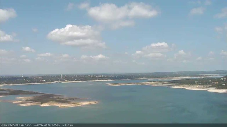 Lake Travis webcam, May 3, 2023 11:45 AM CT