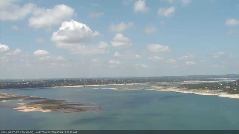 Lake Travis webcam, May 3, 2023 12:00 PM CT