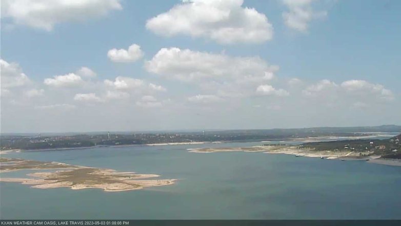 Lake Travis webcam, May 3, 2023 1:00 PM CT