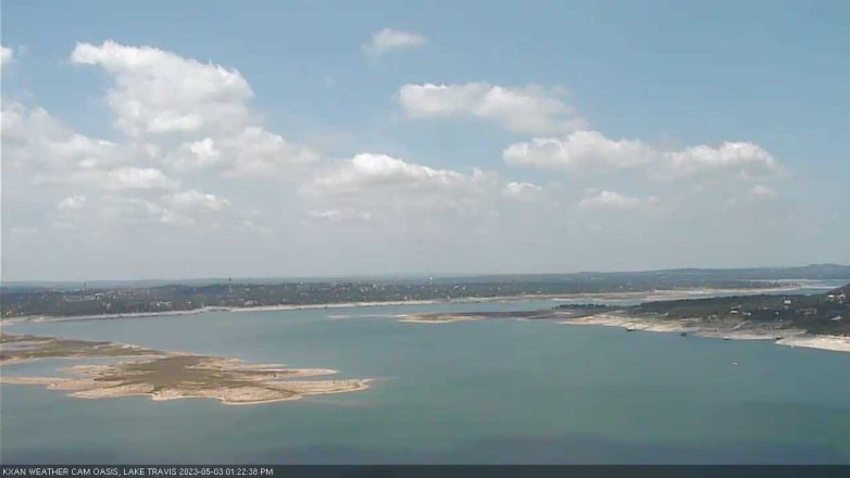 Lake Travis webcam, May 3, 2023 1:25 PM CT