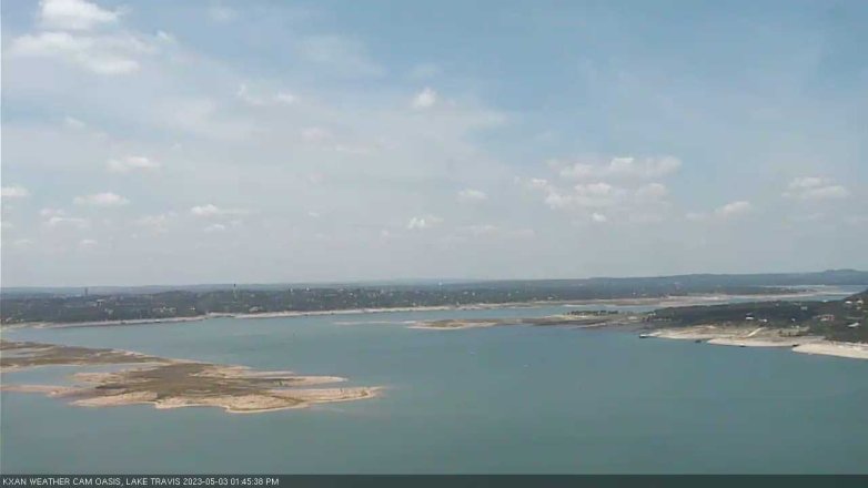 Lake Travis webcam, May 3, 2023 1:45 PM CT