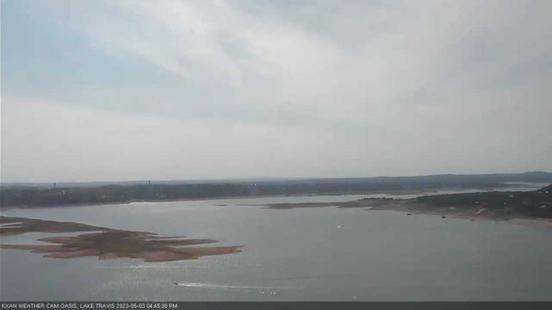 Lake Travis webcam, May 3, 2023 4:45 PM CT