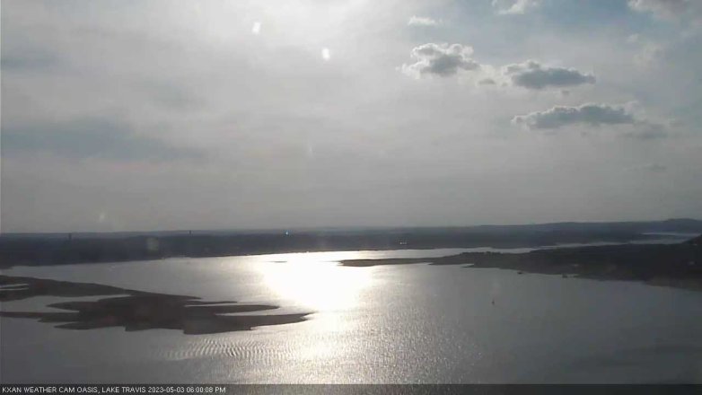 Lake Travis webcam, May 3, 2023 6:00 PM CT