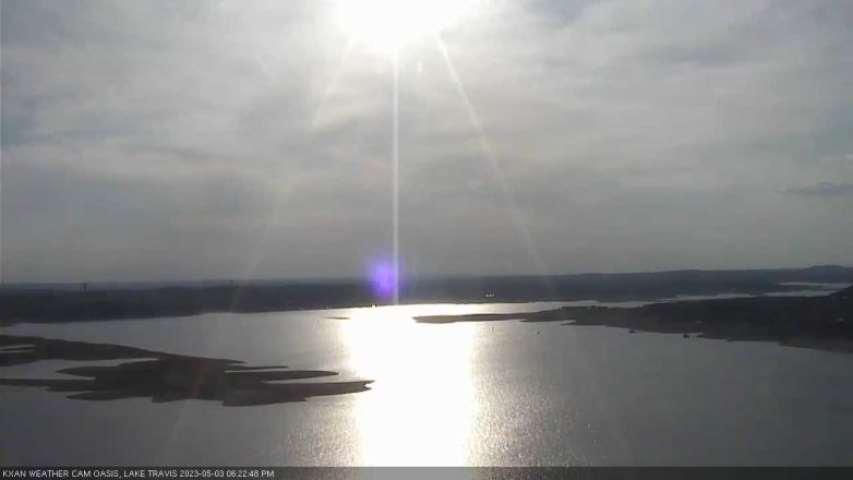 Lake Travis webcam, May 3, 2023 6:25 PM CT