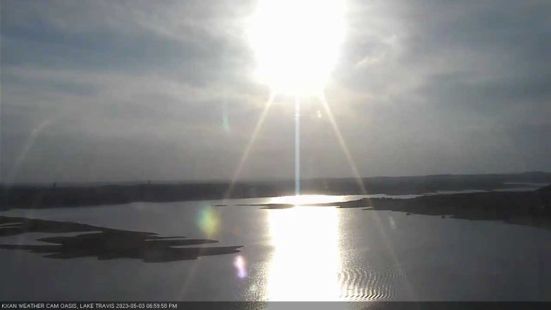 Lake Travis webcam, May 3, 2023 7:00 PM CT