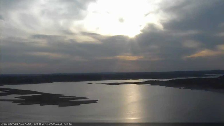 Lake Travis webcam, May 3, 2023 7:25 PM CT