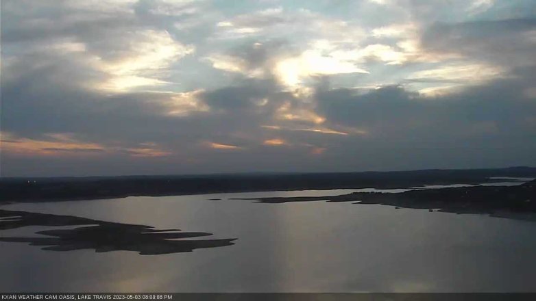 Lake Travis webcam, May 3, 2023 8:00 PM CT