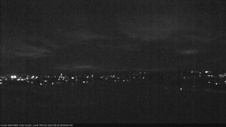 Lake Travis webcam, May 3, 2023 9:00 PM CT