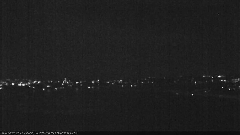 Lake Travis webcam, May 3, 2023 9:25 PM CT
