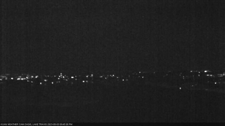 Lake Travis webcam, May 3, 2023 9:45 PM CT