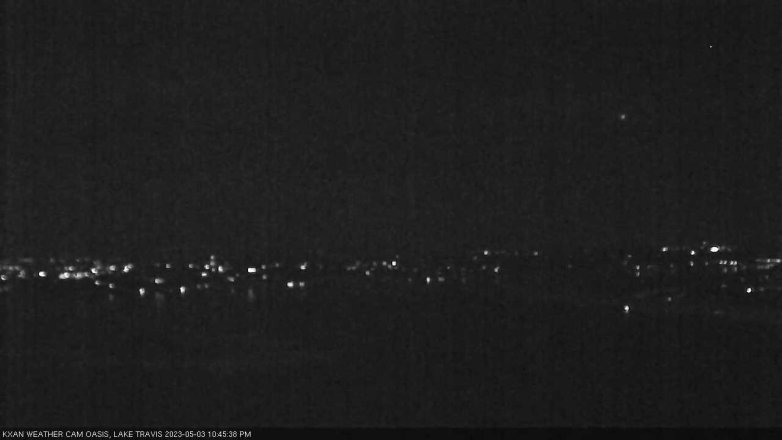 Lake Travis webcam, May 3, 2023 10:45 PM CT