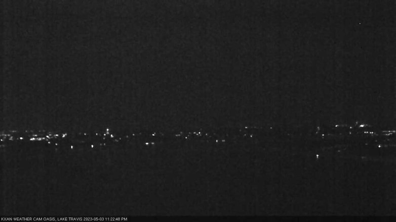 Lake Travis webcam, May 3, 2023 11:25 PM CT