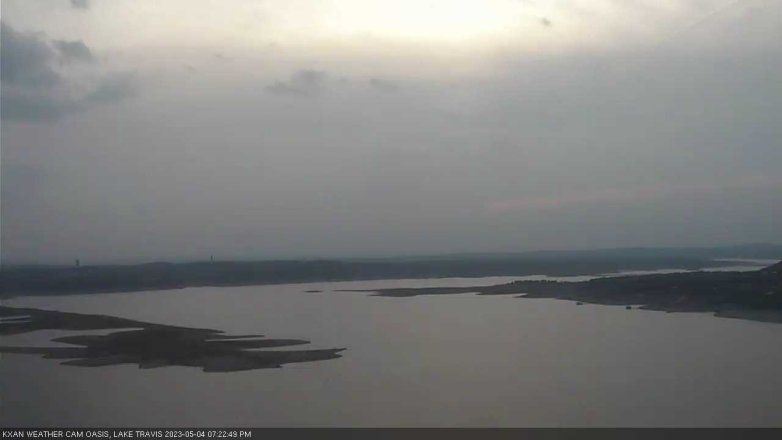 Lake Travis webcam, May 4, 2023 7:25 PM CT
